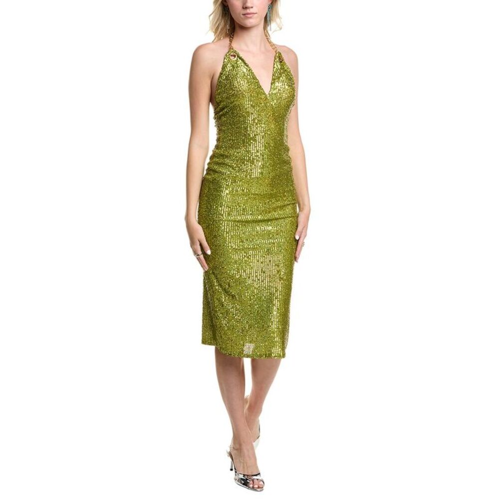 Carla Ruiz Womens  Midi Dress, Green
